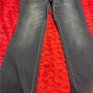 Est. 1946 Denim Women's Flare Jeans - 37 x 29 Red plaid on pockets  Stretch Fit